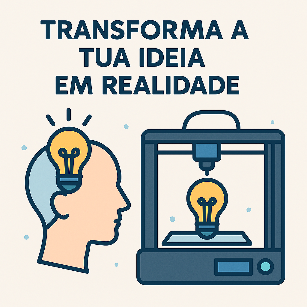 Transforma a tua ideia em realidade
